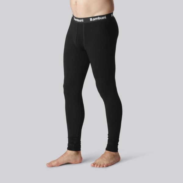 Bambus long johns i sort