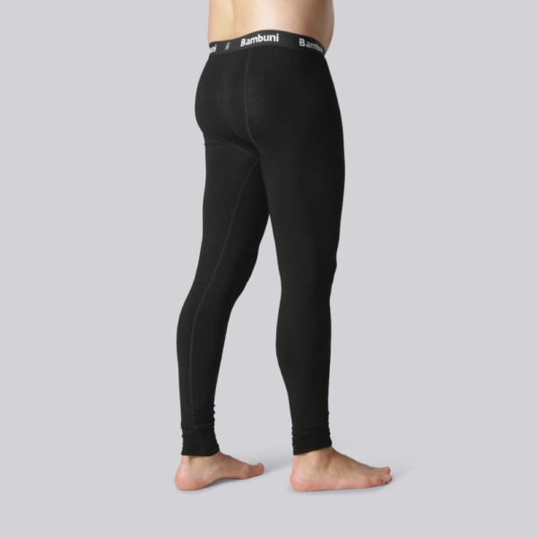 Bambus long johns i sort