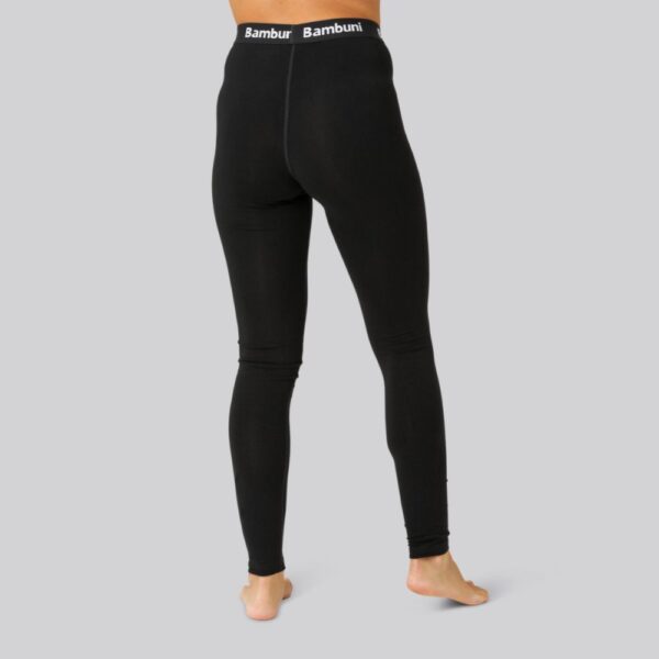 Bambus leggings i sort fra Bambuni